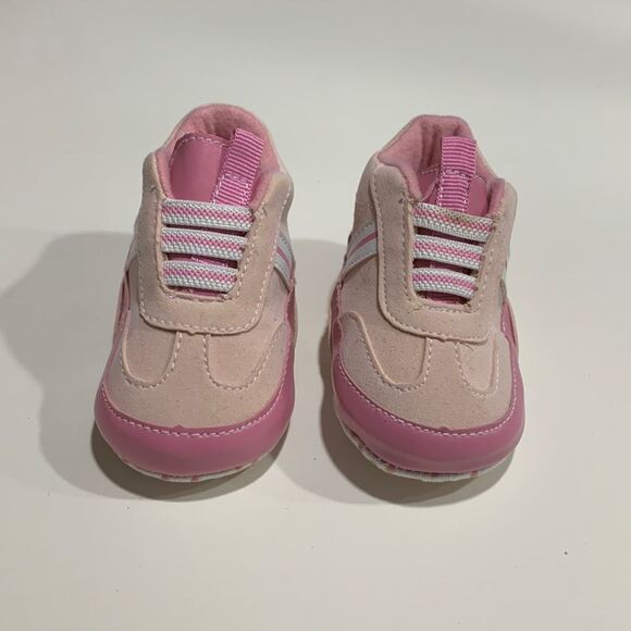 Baby Girls Infant Pink Athletic Fashion Slip on SHOES Sneakers 0-3M - Picture 1 of 5